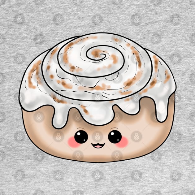 Cute Cinnamon Roll by rvkhart